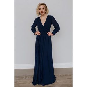 Baltic Born Lydia Navy Maxi Dress Sz S